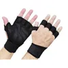 Tillbehör WeightLifting Gloves Half Finger Fitness Gym med handledsstöd