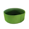 Tyg Trädgårdsplantor Upphöjd säng Runda Plantering Container Växor Väska Non-Woven Planter Pot för Växter Nursery 10/20/30/40/50/100 gallons