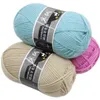 1PC mylb Top Quality 5 pezzi = 500g 60 colori lana merino lavorata a maglia all'uncinetto filati per maglieria maglione sciarpa maglione protezione ambientale Y211129