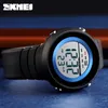 Skmei Sport Cyfrowy Zegarek Moda Prosta Design Mężczyźni Zegarek 5bar Wodoodporny Wyświetlacz świetlny Zegarki Zegarki Montre Homme 1497 q0524