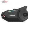 Motorcykel Intercom Freedconn R1 Plus Bluetooth Headset Vattentät 1500m Interphone Group 6 Riders WiFi Helmet Recorder