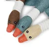 Cartoon Wild Goose Plush Dog Toys Resistance To Bite Squeaky Sound Pet Toy for Cleaning Teeth Puppy Dogs Chew Supplies YFAX3148