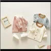 Sweaters Clothing Baby Kids Maternity Drop Delivery 2021 Spring Born Baby Sweater Coats Brand Cotton Knit Solid Cardigan Button Jacket Boys G