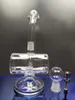 Tjockt glas Bong Dab Rig Water Pipe Recycler Oil Rigs Glass Oil Burner Water Bong With Titanium Nail 18,8mm Joint Zeusart Shop