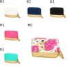 Kosmetiska påsar Kvinnor Zipper Makeup Bag Canvas Coin Pouch Portable Storage Handväskor Make Up Organizer 6 Designs BT1183