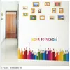 Innocenza infantile Spedizione gratuita 7147 penna a colori camera da letto per bambini soggiorno sfondo può rimuovere adesivi autoadesivi 210420