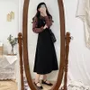 S XL Oversize blouse Suits Women Dresses Female Dress Robe Femme Vestido long braces Vintage Sell separately 210417