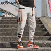 GONTHWID Multi Pockets Cargo Harem Jogger Pants Men Hip Hop Fashion Casual Track Trousers Streetwear Harajuku Hipster Sweatpants 210709