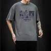 LIFENWENNA Summer Men's T Shirt Fashion Personality Graffiti Print O Neck Short Sleeve T Shirt Mens Casual Hip Hop Oversized Top 210707