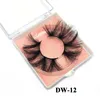 5D Mink Eyelashes 25mm 3D Mink Lash 100 Handgjorda falska ögonfransar Big Long Dramatic Fluffy Faux Mink Lashes Makeup Eye Lashes Exte8666766