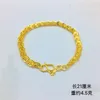 Link, Chain Gold Color Women's Bracelet Exquisite Phoenix For Women Wedding Anniversary Jewelry Not Fade Delicate Hand Oranment