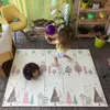 Miamumi Baby Activity Gym Foam Mat Kids Playmat Home Folding Thermal Carpet Crawling Rug Animal Alphabet Developing Children Toy 210402