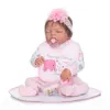 22 "/ 55 cm neonato pieno corpo in vinile silicone rinata baby bambole per neonati fatti a mano ragazza bambola da bagno impermeabile regali