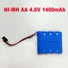 2PCS GTK 4,8 V 1400MAH 2800 mAh Zabawki zdalnego sterowania Elektryczne Oświetlenie Oświetlenie 4*AA Ni-MH Bateria RC Bateria