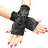 gants de bras noirs