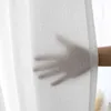 WhiteTulle Tende per la decorazione del soggiorno Modern Matchen Lavabile Solid Voile Tenda per camera da letto resistente agli strizzacervelli 210913