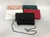 Echte Lederhandtasche kommt Kettenbag Frauen Luxurys Modedesigner Taschen Frauen Clutch klassische hochwertige Mädchenhandtaschen Dhgate Tasche