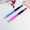 2021 Double Sides Disc & Fiber Tip 2 in 1 Thailand High Sensitivity Universal Disk Stylus Pen for PC Tablets Capacitive Touch Screens