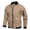 Vestes pour hommes Printemps Automne Jacket Homme Bombardier Casual Streetwear et Manteau Simple Breaker Britannique