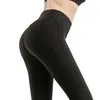 Fitness Wear Women's Ruched Butt Lifting High midja Yoga byxor Texturerade byte tights Tummy Control Stretchy Workout Leggings2300