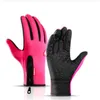 Gants de sport d'hiver unisexes en polaire pour écran tactile, coupe-vent, antiadhésifs, pour cyclisme, vélo, ski, camping en plein air, randonnée, moto, gants de sport, doigt complet