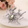 Elvorna King Thranduil Spider Brosch Pin Badge Vintage Legolas Fader Crystal Övergripande Movie Statement Smycken Hela