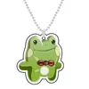 Keychains Anime Killing perseguindo o chaveiro de acrílico Sangwoo Yoonbum Frog Chain para homens Homens Crianças Presente de Natal Miri22