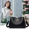 Avondtassen Elegante PU Lederen Messenger Voor Vrouwen Zwarte Handtas Eenvoudige Vrouwelijke Crossbody Bag Designer Small Lady Shoulder