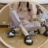 Terlik terlik kadın yaz Kore versiyonu sevimli çizgi kız kalp ev banyo kayma çiftler ile havalı ins