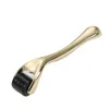 Microneedle Roller 540 Needles Gold Handle Micro Needle Skin Roller Dermatology Therapy 0.2MM-3.0MM Needle Length