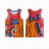 7 R.RUNNER NCAA 2021 Movie Space Jam Tune Squad Basketball Jersey Blue Lebron 6 James 23 Michael ! Taz 1 Bugs 1/3 Tweety 10 Lola Multi