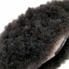 Groothandel Men Wig Toupee Zwitsers Mono Lace Afro krullende mens haartoupee voor heren