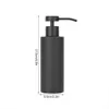 200ml Multifunctional Black Stainless Steel Liquid Soap Dispenser Kitchen Bathroom Hand Press Type Lotion Container Bottle 211206