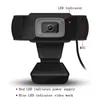 USB 2.0 senza messa a fuoco automatica Registrazione video 1080P Webcam HD Webcam con microfono Computer PC portatile