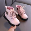 Boots Kids Boys Shoes Autumn Winter Leather Children Fashion Toddler Girls Warm Snow