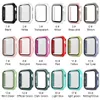 Cover per orologio opaca + pellicole per schermo in vetro temperato per custodia Apple 44mm 40mm 42mm 38mm paraurti + protezione per schermo per iwatch SE 6 5 4 3 2 1