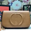 Camera Bag Messenger Purse Women Handbag Shoulder Bags Fashion Cowhide Grain Leather Tassel Decoration Plain Letter Printing High Quality