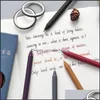 Kalemler Yazma İş Endüstriyel Tasarım 1 adet Üçgen Retro Jel Kalem 0.5mm Dolum 10 Renkler Mevcut Okul Öğrenci Öğrenme Malzemeleri Offi