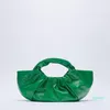 Sacs de soirée Designer Ruché Femmes Sac à main de luxe Soft Pu Cuir Lady Main Haute Qualité Vert Élégant Femme Sacs à main Grand Sac fourre-tout