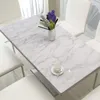 ART3D 120inx15.8in自己接着性皮と棒台所のカウンターダイニングテーブルのテーブル灰色大理石の紙マット