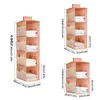 Storage Bags Wardrobe Hanging Bag Closet Organizer 2/4-shelf Cloth Shelf Divider With Side Pockets