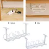 Hanging Basket Under Shelf Metal Wire Storage For Kitchen Office Bathroom Cabinet F2 Baskets