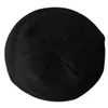 Mode kvinnor stickning beret kepsar solida färg tjejer kvinnlig konstnär hatt elegant damer retro vintage vanlig beret