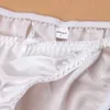 Качество Чистый шелковый Pantie Pantie 100% Шелковые Трусы Нижние Белье Thongs M / L / XL / XXL 210730