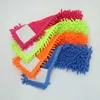 4PCS Microfiber Cloth Mop Head Byt ut golvrengöringen till hushållsverktyget 210805