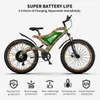 US STOCK AOSTIRMOTOR Electric Bike S18 1500W Mountain Ebike 48V 15Ah Removable Lithium Battery 4.0 Fat Tire Ebike Beach Cruiser Bike