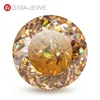 Gigajewe Moissanite Индивидуальные Португальский Золотой Цвет VVS1 Свободный Алмазный Тест Прошла драгоценный камень для изготовления ювелирных изделий