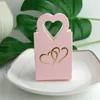 NewHollow Cut Heart Shaped Candy Box Alla hjärtans dag Bröllop Festival Party Cookies Candy Container GWA11211