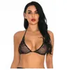 Grid Element Brand New Sexy Women Fishnet Underkläder Glänsande Diamant Bandage Bra Underkläder Sleepwear Sexiga Kvinnor Bra Dropship LW Y0911