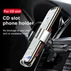 baseus Gravity PhoneモバイルSamsung for Huawei Car CD Slot Air Vent Mount Holder Stand Metal Bracket Accesories230o